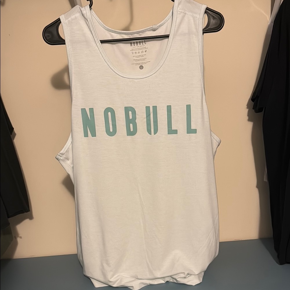NOBULL Women's White Tank Top
